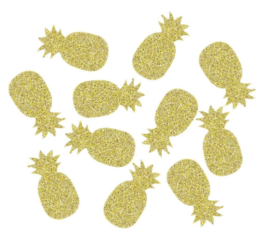 Konfetti "Glitter Ananas" 1,5x3 cm 18 g RV-KBAN by Godan color Svart