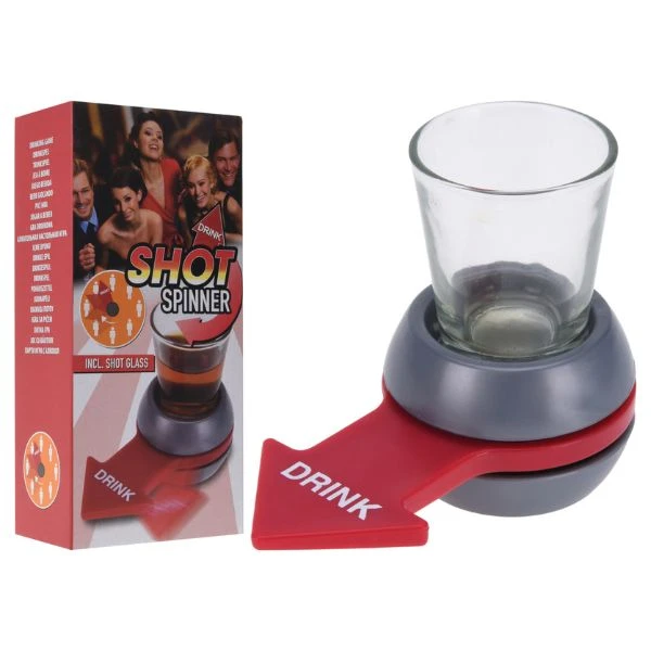 Dryckesspel Shot Spinner med glas 491102720 by Koop color Helder