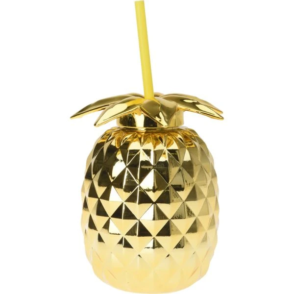 Drinkmugg ananas guld 750 ml 170482100 by Koop color Goud