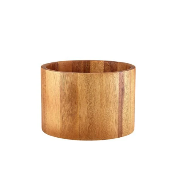 Akaciaträ Skål / Bufféställ GenWare 22,5 x 15 cm WBWLS2215 by Genware color Svart