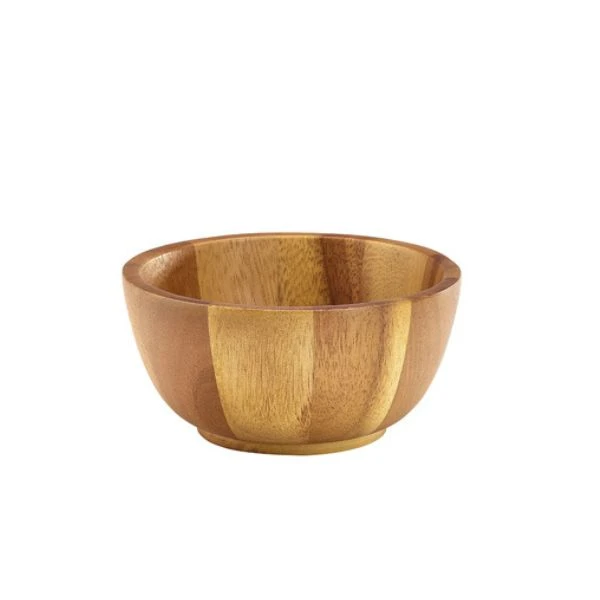 Acacia Träskål 15Dia x 7cm Genware WBWL15 by Genware color Svart