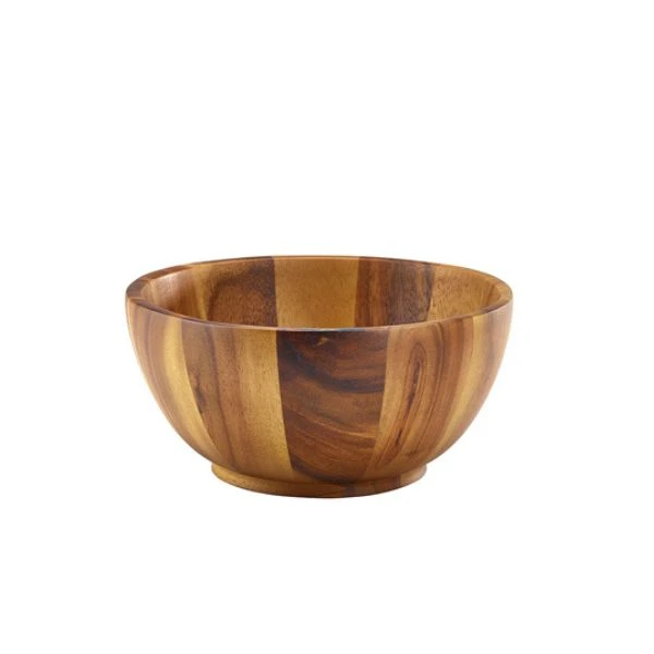 Akaciaträ Skål 20Dia x 10cm Genware WBWL20 by Genware color Svart