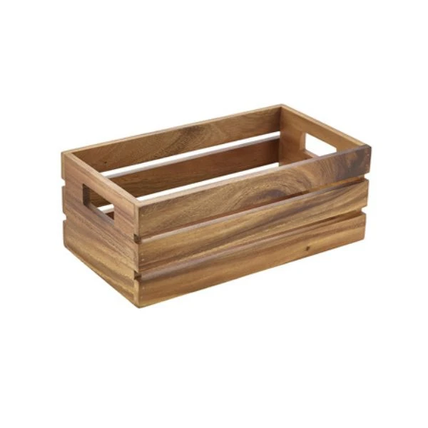 Genware Låda/Bufféförhöjare i akaciaträ GN 1/3 RSR-W3218 by Genware color Svart