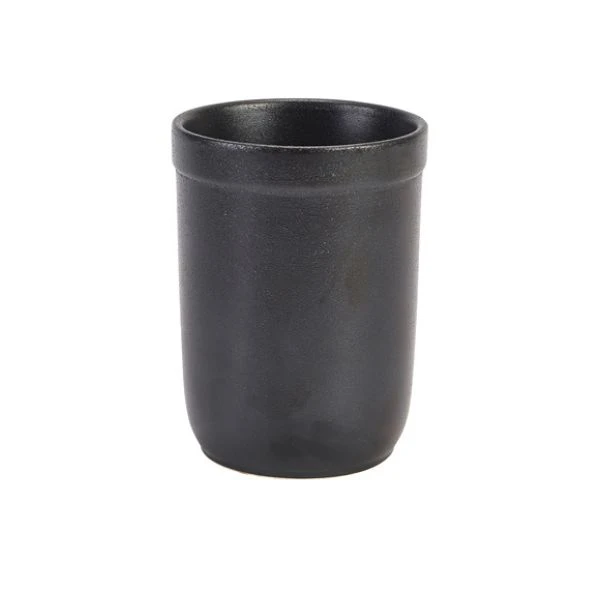 Bestickhållare i smitt stengods Genware - 9 x 12 cm CT-CH9TR by Genware color Svart
