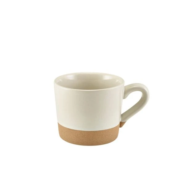Kava Vit Kaffekopp i Stengods 28,5 cl/10 oz från Genware CUP-KW28 by Genware color Svart