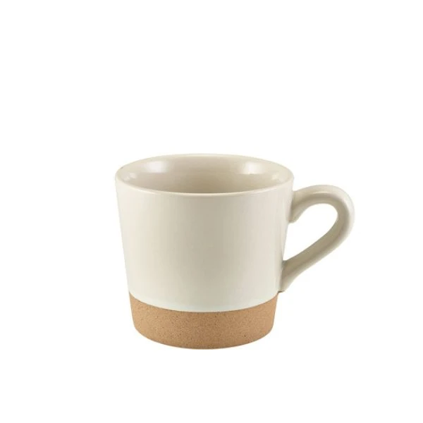 Kava Vit Kaffekopp i Stengods 34 cl/12 oz från Genware CUP-KW34 by Genware color Svart