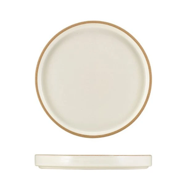 Kava Vit Stengods Presentationstallrik 20 cm Genware LP-KW20 by Genware color Svart