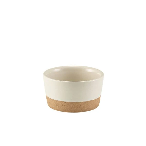 Kava Vit Stengods Ramekin 7,5 cl / 2,5 oz Genware RAM-KW11 by Genware color Svart