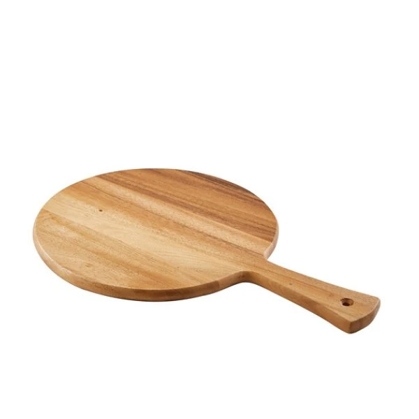Pizzaspade i akaciaträ från GenWare 28 cm i diameter WPB28 by Genware color Svart