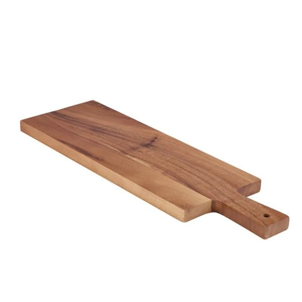 Akaciaträ Serveringsbräda 38 x 15 x 2 cm Genware WPB3815 by Genware color Svart