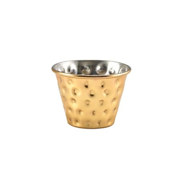 GenWare Förgylld Hamrad Ramekin 71 ml/2,5 oz RAMSTH2GD by Genware color Svart