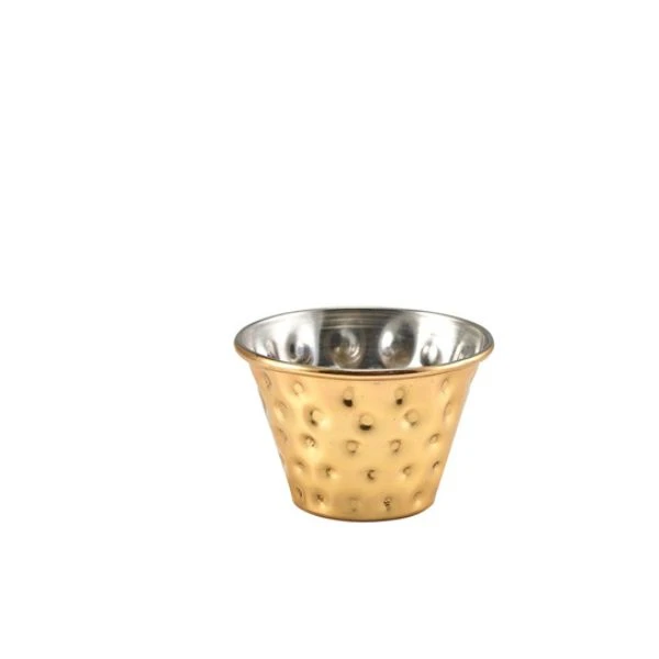 GenWare Förgylld Hamrad Skål 114 ml RAMSTH4GD by Genware color Svart