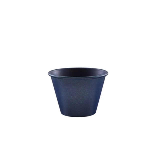 Metallic Blue Ramekin 71 ml från GenWare RAMST2MTBL by Genware color Svart
