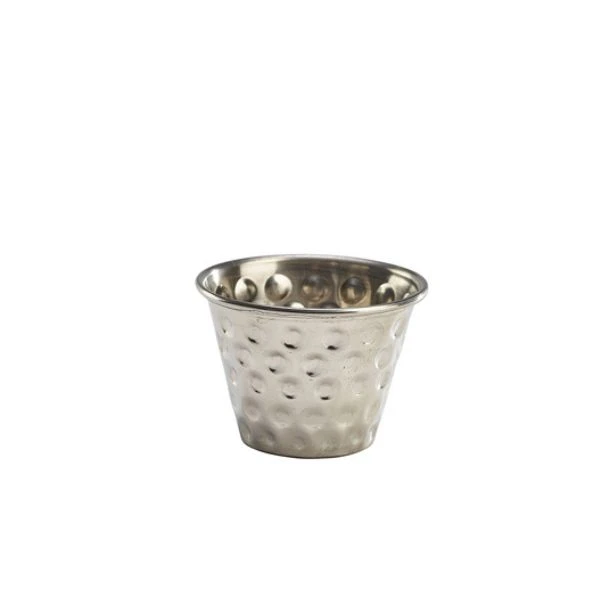 GenWare Rostfritt Stål Hamrad Ramekin 71ml/2.5oz RAMSTH2 by Genware color Svart