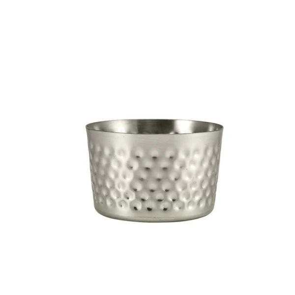 GenWare Rostfritt Stål Hamrad Mini Serveringskopp 8 x 5 cm SVCH5 by Genware color Svart
