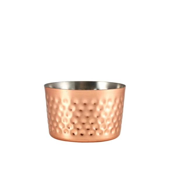 Hamrad Mini Serveringskopp i Koppar från GenWare 8 x 5 cm SVCH5C by Genware color Svart