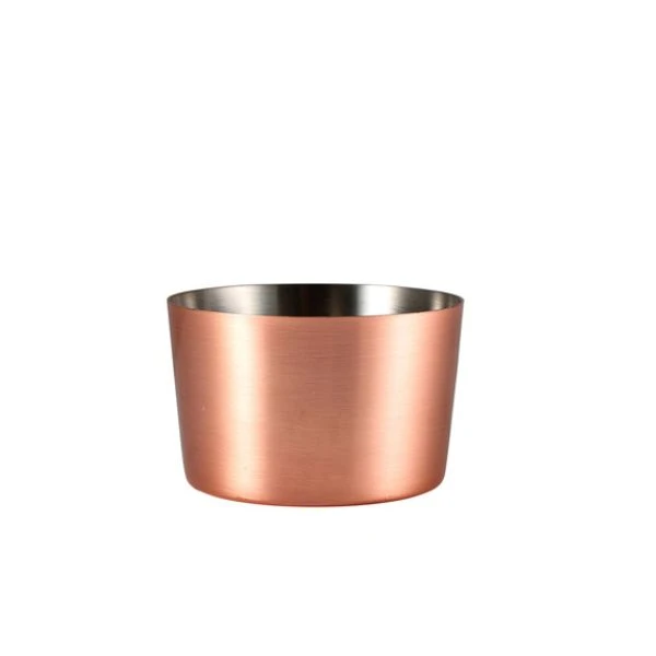 GenWare kopparpläterad mini serveringskopp 8 x 5 cm SVC5C by Genware color Svart