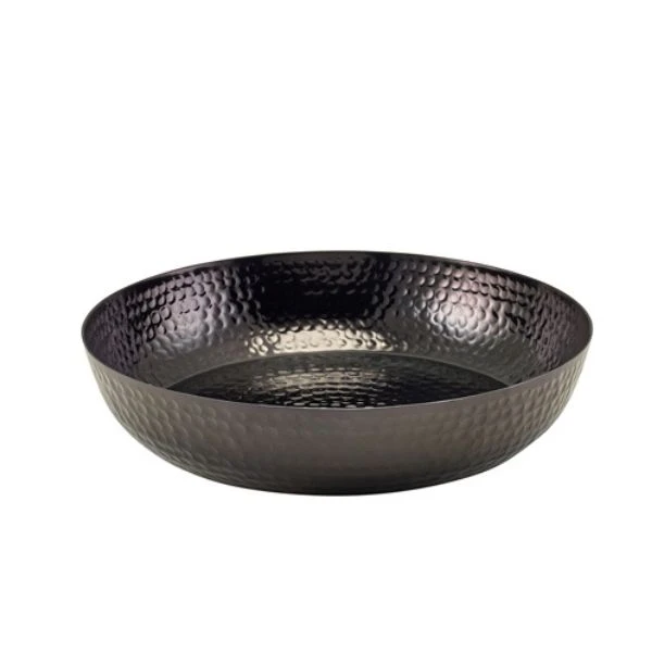 GenWare Svart Hamrat Aluminiumfat 44 cm SPH44BK by Genware color Svart