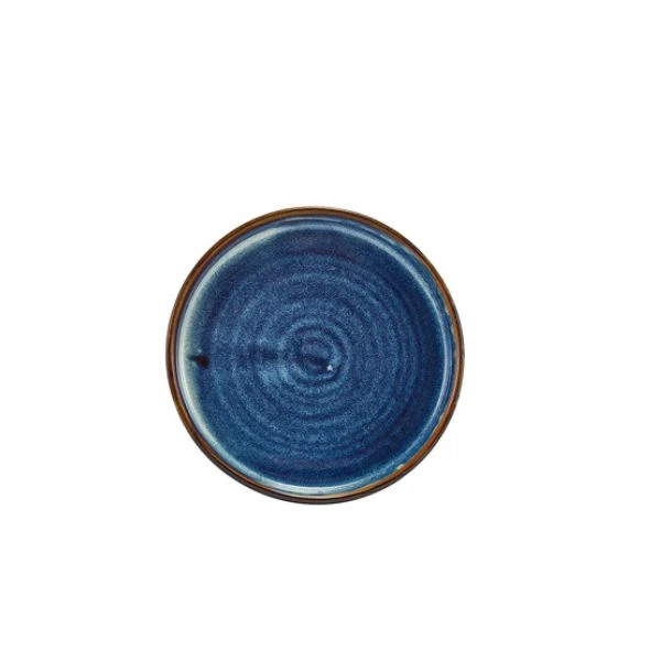 Terra Aqua Blue Låg Presentationstallrik 14cm Genware LP-PBL14 by Genware color Svart