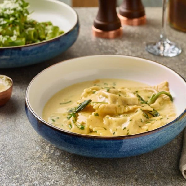 Terra Aqua Blå Tvåtonad Coupeskål 22cm Genware CBT-PBL22 by Genware color Svart