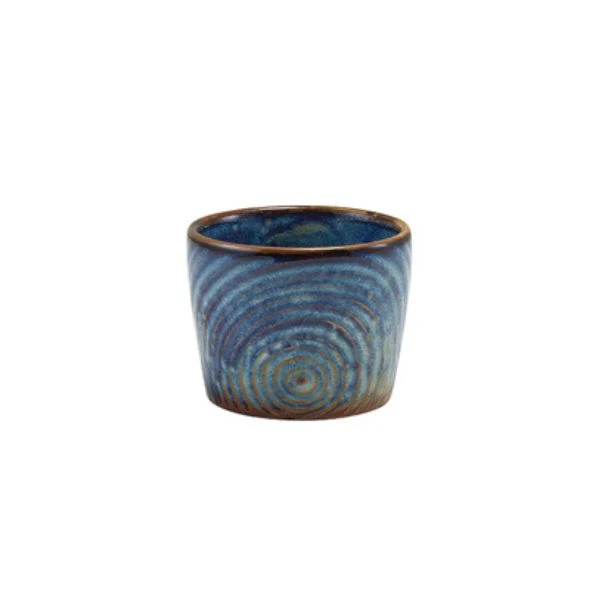 Terra Aqua Blue Organisk Dipskål 9cl/3oz Genware DP-PBLG3 by Genware color Svart