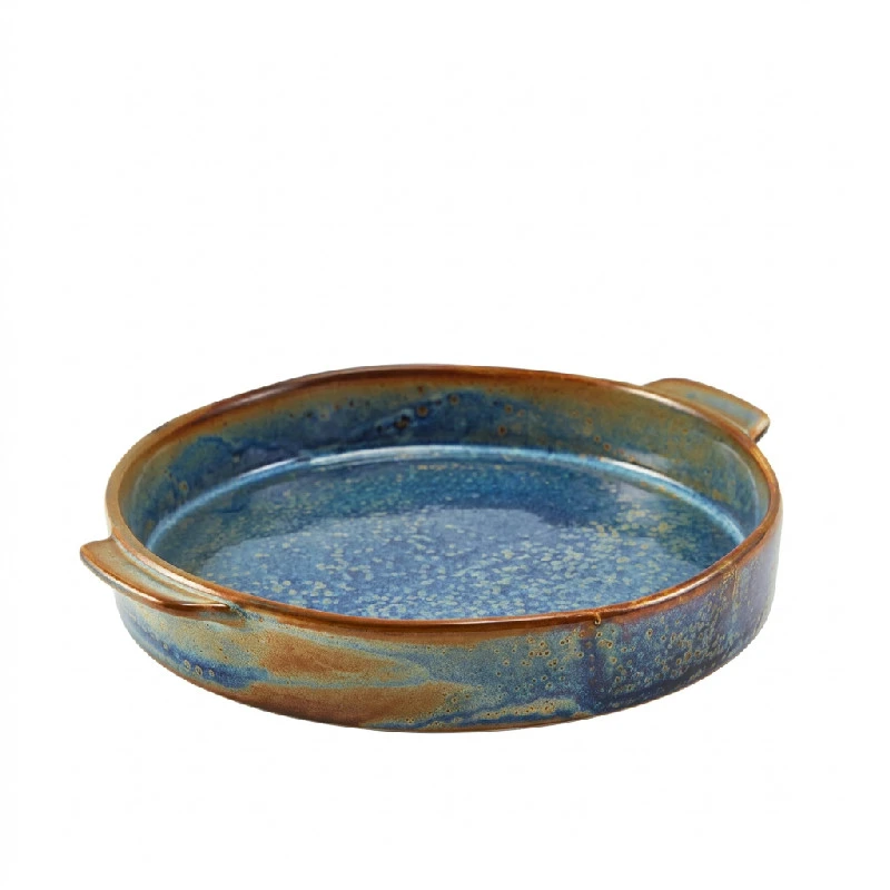 Terra Aqua Blå Runt Öronfat 20,3 cm Genware RD-PBL20 by Genware color Svart
