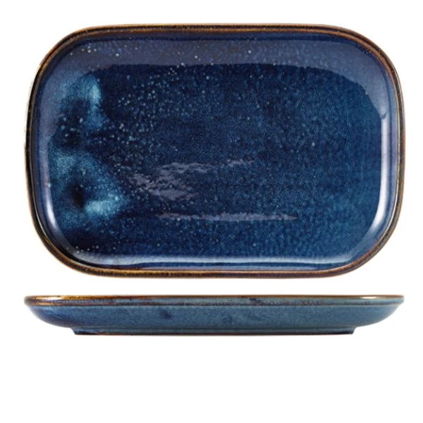 Terra Aqua Blå Rektangulär Tallrik 34,5 x 23,5 cm Genware RP-PBL34 by Genware color Svart