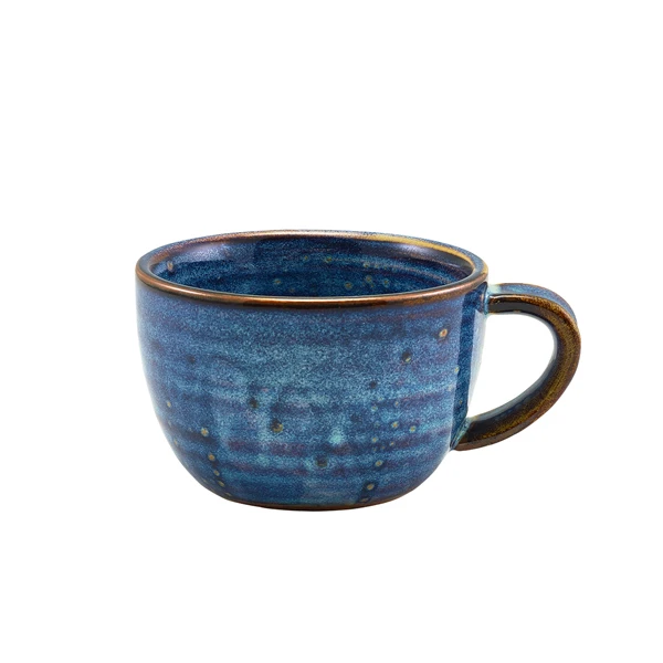 Terra Aqua Blå Kaffekopp 28,5 cl/10 oz - Genware CUP-PBL28 by Genware color Svart