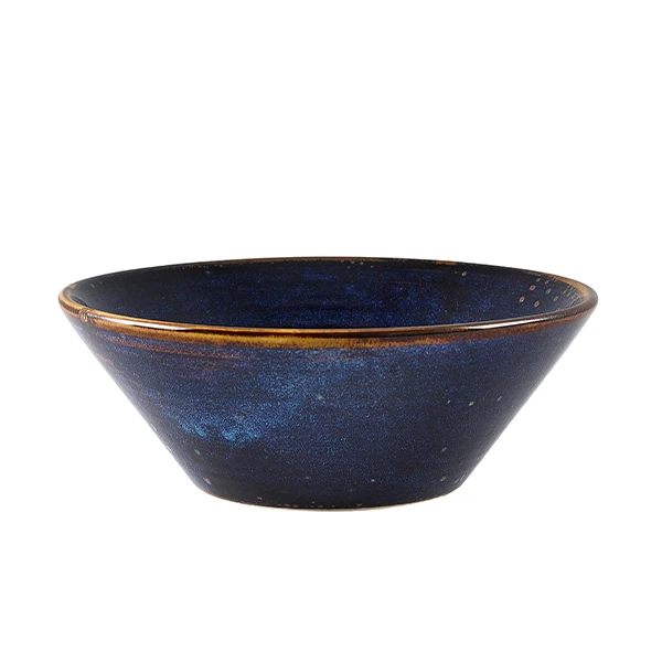 Terra Aqua Blå Konisk Skål 16cm Genware CN-PBL16 by Genware color Svart