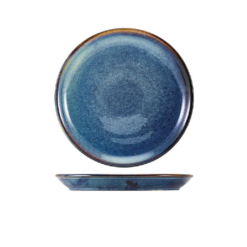 Terra Aqua Blue Coupetallrik 19cm Genware CP-PBL19 by Genware color Svart