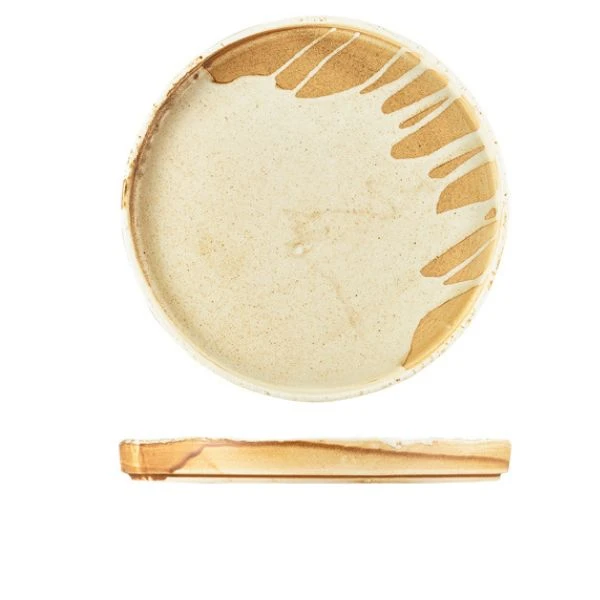 Terra Roko Sand Presentationstallrik 26cm Genware PR-RKS26 by Genware color Svart