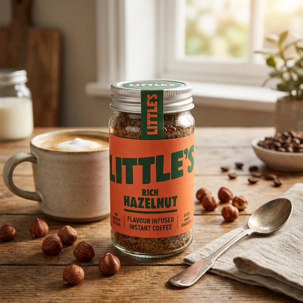 Snabbkaffe med Hasselnötssmak 50g Littles 71079211 by Littles color Svart