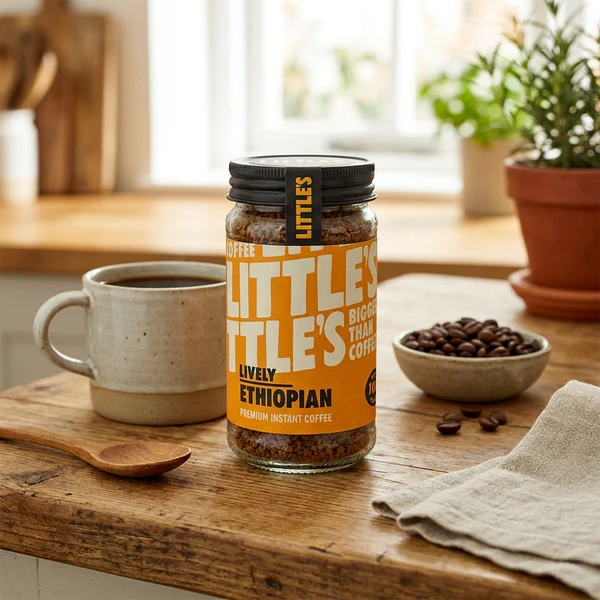 Instant Etiopiskt kaffe 100g Littles 71079241 by Littles color Svart