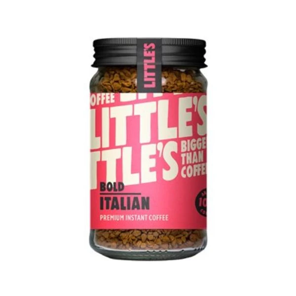 Italienskt mörkrostat snabbkaffe 100g Littles 71079242 by Littles color Svart