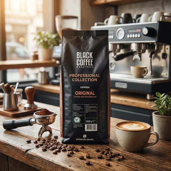 BCR PRO Original RFA Espresso 1 kg HB 404101101 by Black Coffee Roaster color Svart