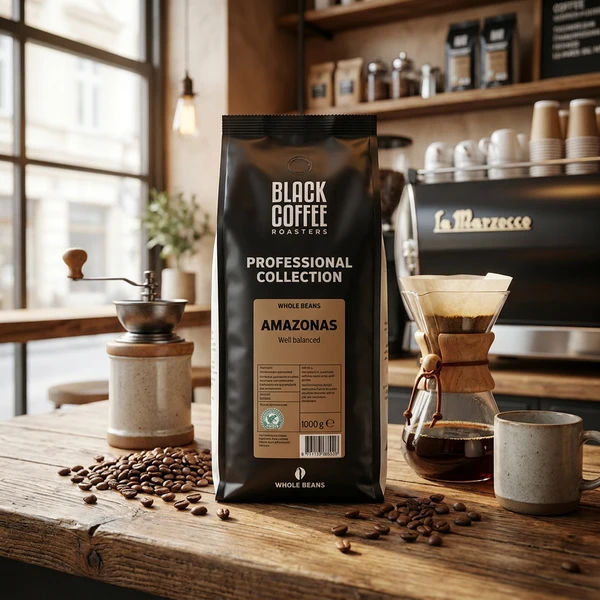 Black Coffee Roasters PRO Amazonas 1kg Hela Bönor 404103101 by Black Coffee Roaster color Svart