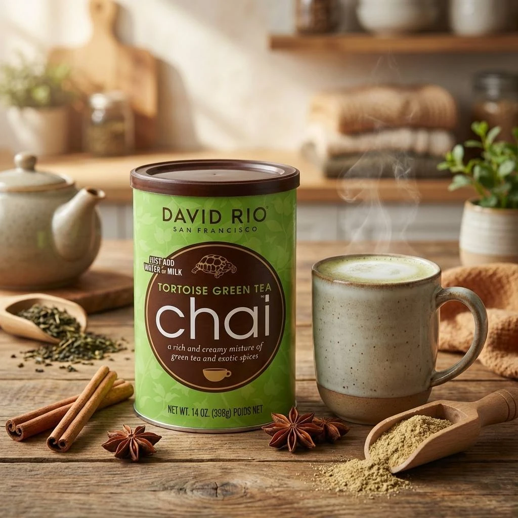 David Rio Chai Tortoise Green Tea 398g 40447040 by DAVID RIO color Svart