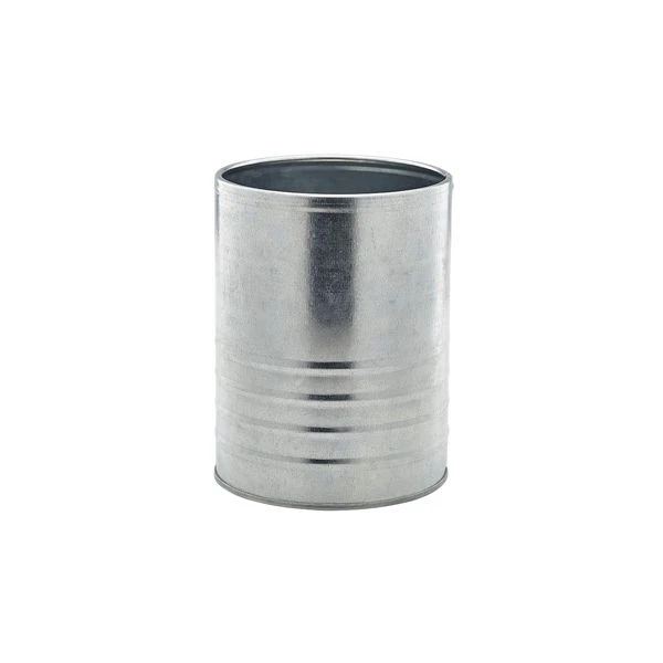 Galvaniserad stålburk 1,3 l - Ø11 x 14,5 cm GSC11 by Genware color Svart