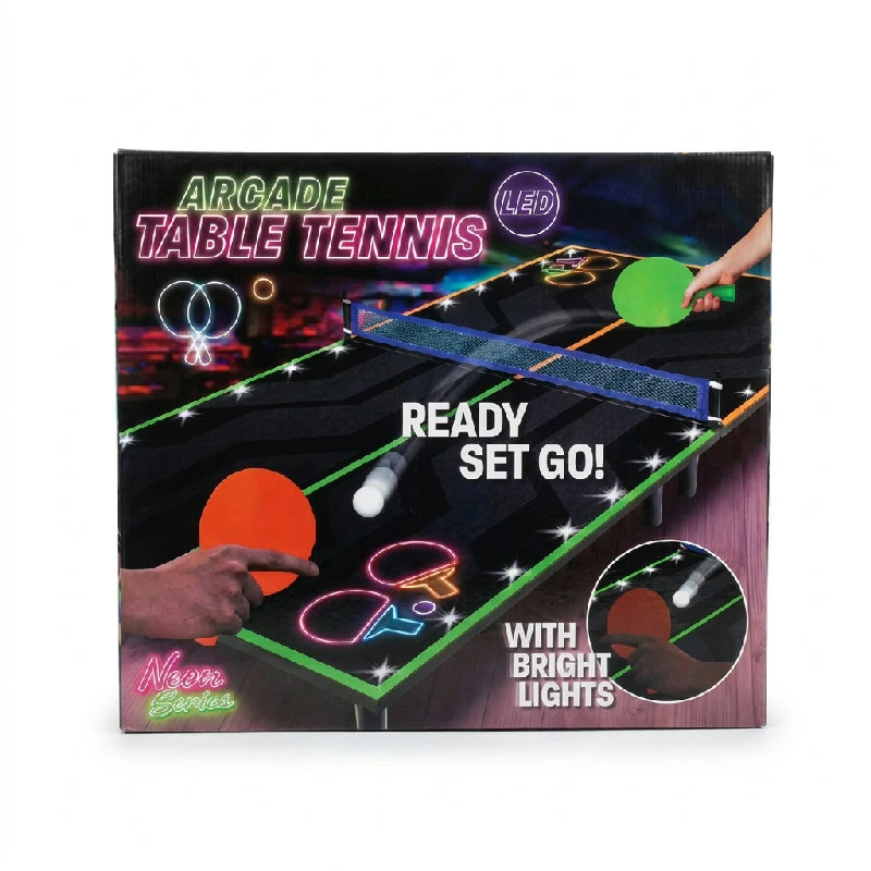 Bordtennisset LED 100x50 cm 497200190 by Koop color Svart