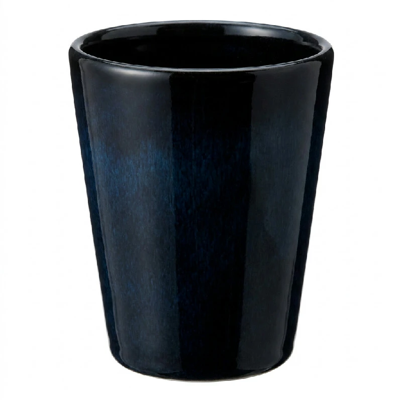 Mugg utan öra 10 cm ø - Blått stengods 5010951 by stentøj color Blauw