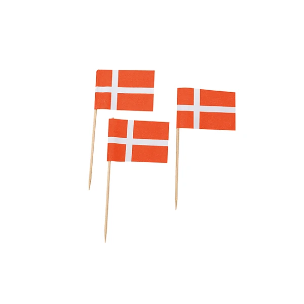 Danska flaggor på pinne - 144 st. 96-0282 by Inn Sale color Svart