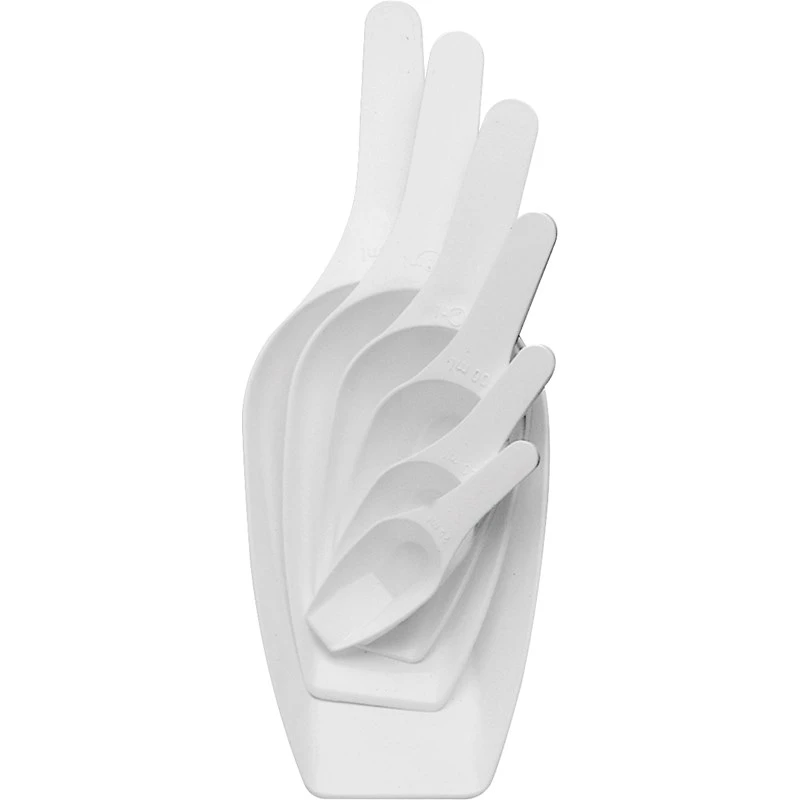Isskopa 25 cl vit plast 12-305W  color Vit