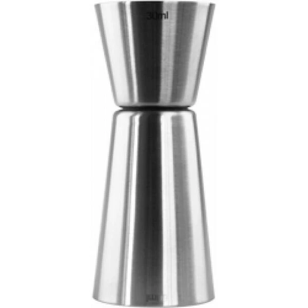 Dubbeljigger borstat rostfritt stål (3 / 6 cl) 019-3 by PRIME BAR color Silver