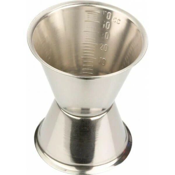 Dubbeljigger 30/50 ml - Rostfritt stål 769-1 by PRIME BAR color Silver