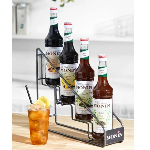 Monin Display Rack – sirapsställ för 4 flaskor 100024 by MONIN color Gråmetall