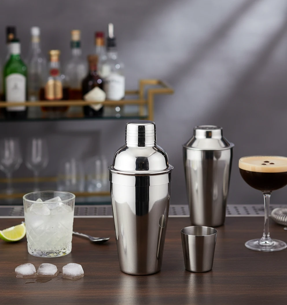 Cocktail Shaker 500ml stål 2017174 by Koop color Silver
