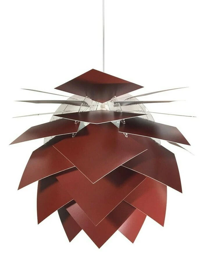 PineApple Medium Pendel Dia 45 cm - mörkröd DL6243  color Svart