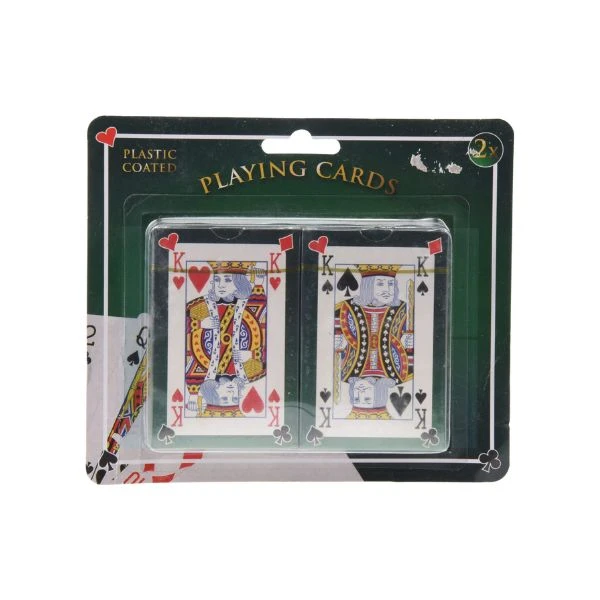 Koop Spelkort 2-pack 4080161 by Koop color Vit