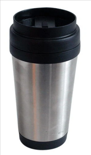 Termomugg till bil 38 cl - Svart/Stål 5010860  color Svart