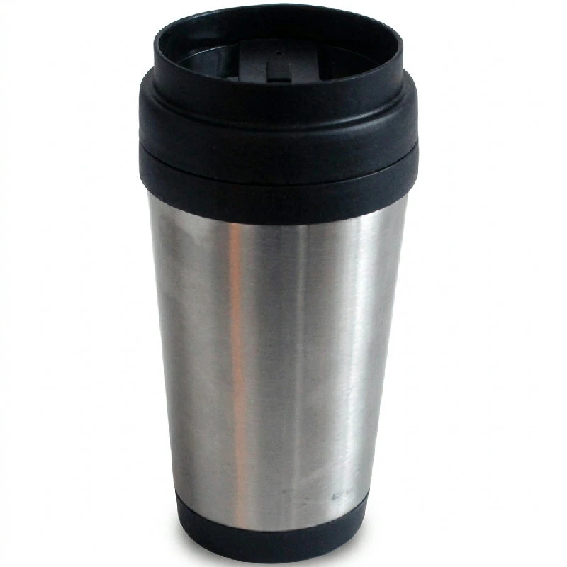 Termomugg till bil 38 cl - Svart/Stål 5010860  color Svart